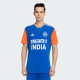 Adidas FW24 India Cricket T20 International Fan Jersey - Regular Fit & Eco-Friendly