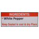 Badshah White Pepper Powder 100 G - Enhance Your Culinary Creations