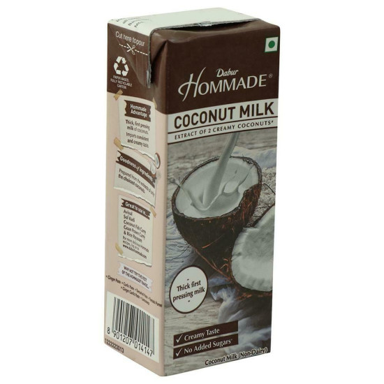 Dabur Homemade Coconut Milk 200 Ml - Rich & Creamy Texture