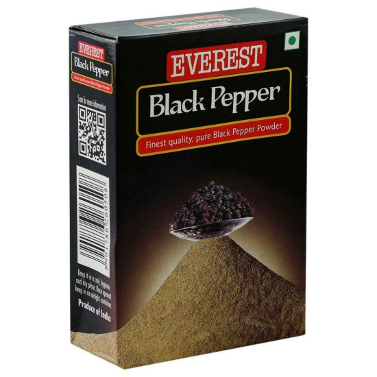 Everest Black Pepper Powder 50 G - Pure & Flavorful Spice