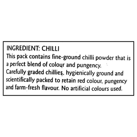 Everest Tikhalal Chilli Powder 100 G - Authentic Indian Spice