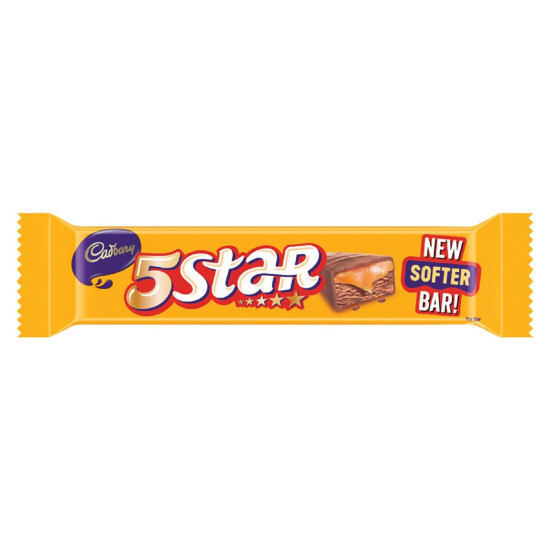 Cadbury 5 Star Chocolate 22g - Caramel & Nougat Delight