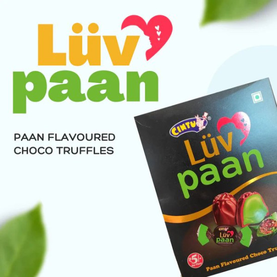 Cintu Luv Paan Truffle Chocolate - Refreshing Paan Flavor