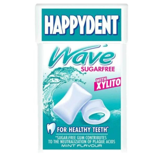 Happydent Wave 1 Unit - Mint-Flavored Bubble Gum