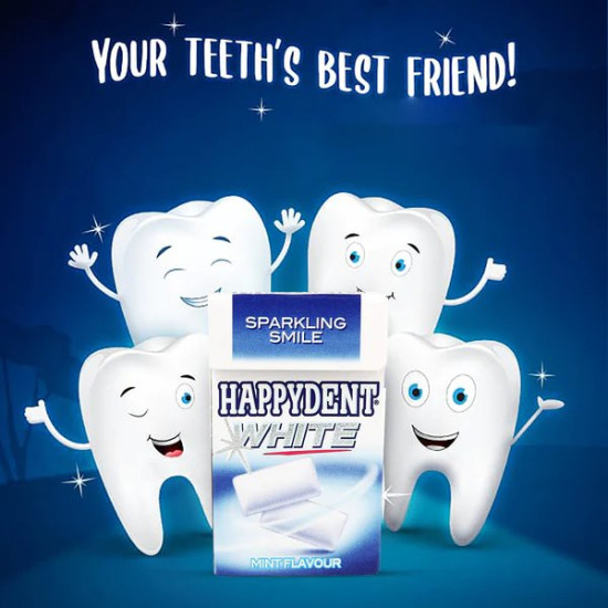 Happydent White - Ayurvedic Functional Gum for Whiter Teeth