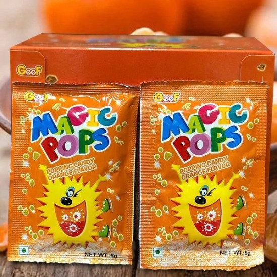 Magic Pops - Orange | Pack Of 3 Sachets - Tingling Sensation