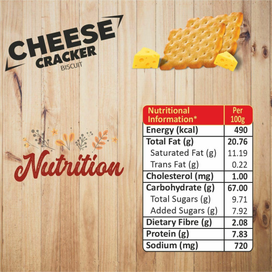 Bonn Americana Cheese Crackers 70 Gms (Pack Of 20) - Irresistible Cheese Flavor