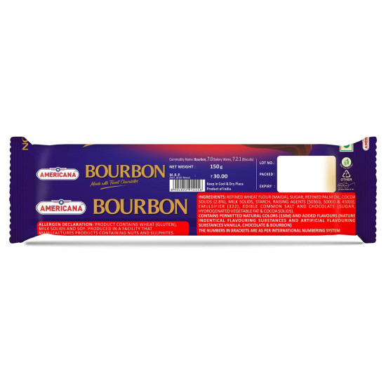 Bonn Americana Premium Chocolate Bourbonn Biscuits - Rich Chocolate Delight