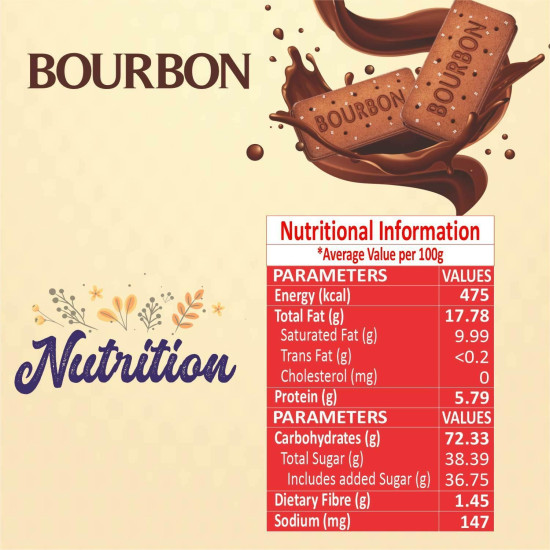 Bonn Americana Premium Chocolate Bourbonn Biscuits - Rich Chocolate Delight