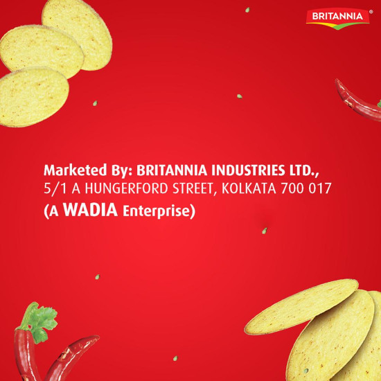 Britannia 50-50 Potazos Masti Masala Spicy Flavoured Crisps - Perfectly Spiced Snack