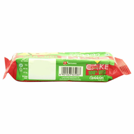 Britannia Gobbles 100% Veg Fruity Fun Cake 60 G - Delightful Snack