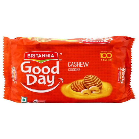 Britannia Good Day Cashew Cookies 200 G - Nutty Crunchy Delight