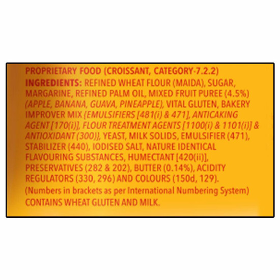 Britannia Treat Croissant Mixed Fruit 47 G - Heavenly Dessert Delight