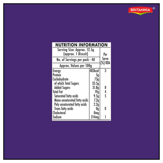 Britannia Treat Jim Jam Cream Biscuits 460 G - Buy 4 Get 1 Free