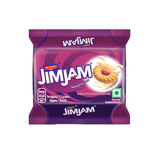 Britannia Treat Jim Jam Sandwich Biscuits - Sweet Delight