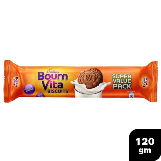 Cadbury Bournvita Biscuits Super Value Pack 120 G - Delicious and Nutritious