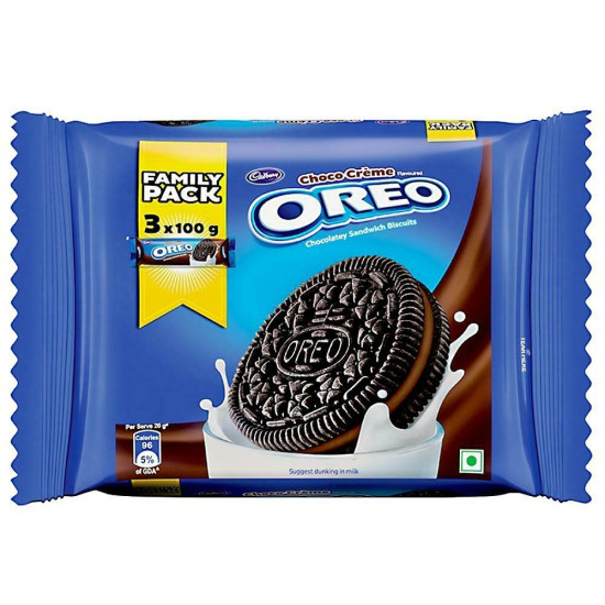 Cadbury Oreo Choco Creme Biscuits 300 G - Crunchy Delight