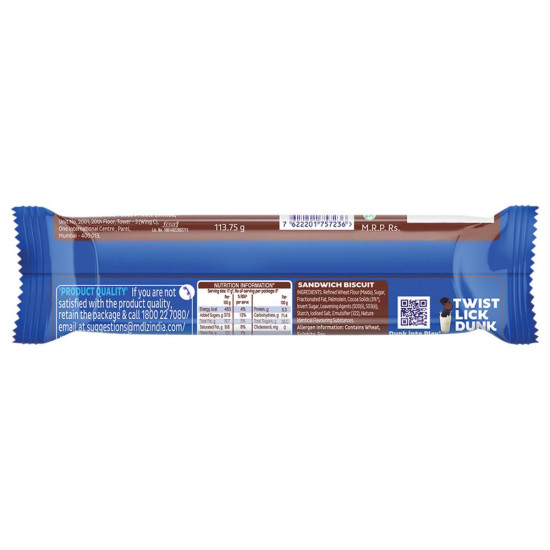 Cadbury Oreo Chocolate Creme Biscuits - Rich & Crunchy Delight
