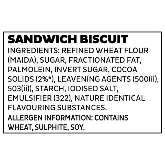Cadbury Oreo Original Vanilla Cream Biscuits - Crunchy & Creamy Delight