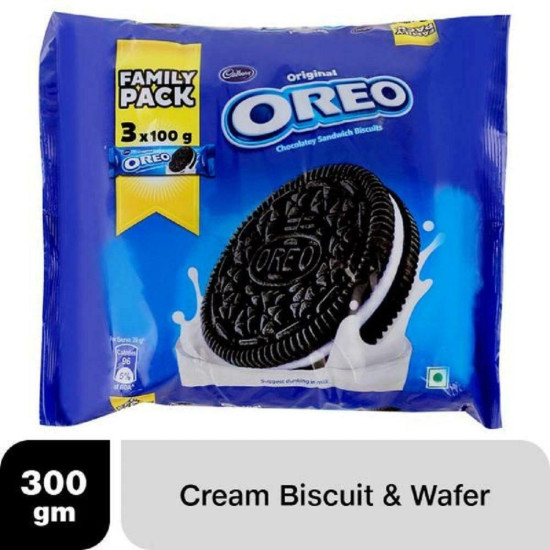 Cadbury Oreo Original Vanilla Creme Biscuits - Rich Chocolate Delight
