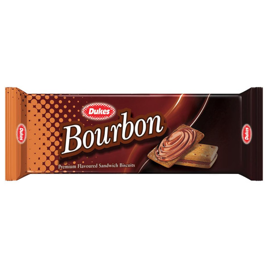 Dukes Bourbon Premium Sandwich Biscuits - Rich Chocolate Delight