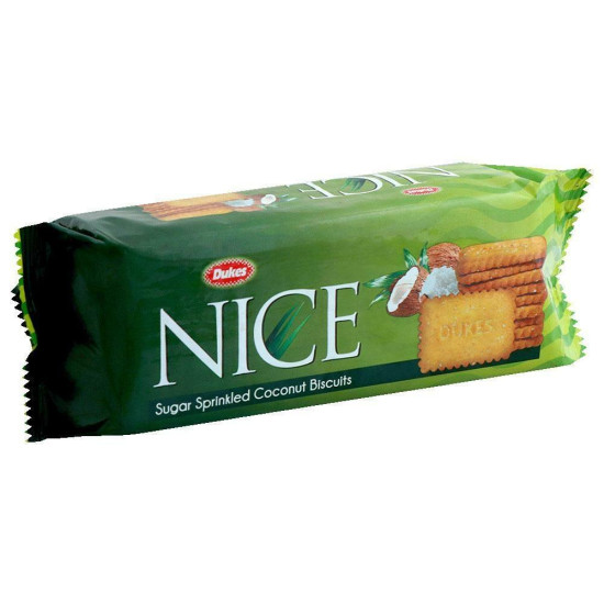 Dukes Nice Sugar Sprinkled Coconut Biscuits 150 G - Crunchy Delight