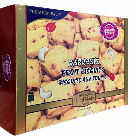 Karachi Bakery Fruit Biscuit Family Pack, 800G - Authentic Hyderabad Delight