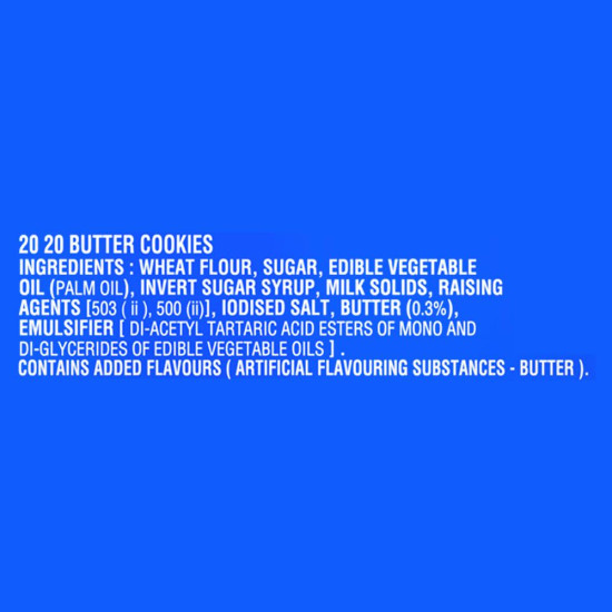 Parle 20-20 Butter Cookies 200 G - Perfect Tea Time Treat
