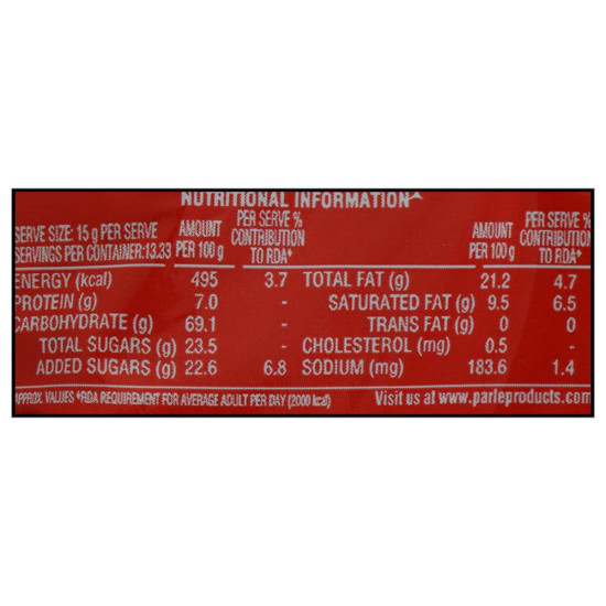 Parle 20-20 Cashew Cookies - Delicious Tea Time Treat