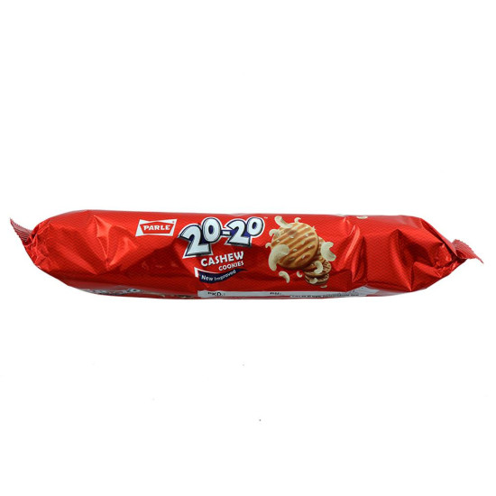 Parle 20-20 Cashew Cookies - Delicious Tea Time Treat
