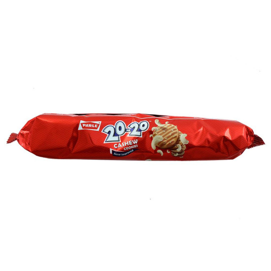 Parle 20-20 Cashew Cookies - Delicious Tea Time Treat
