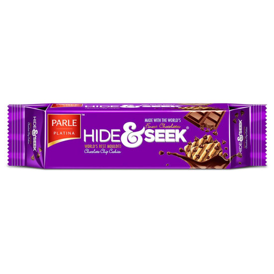 Parle Hide & Seek Chocolate Chip Cookies 100 G - Delicious Tea Time Snack