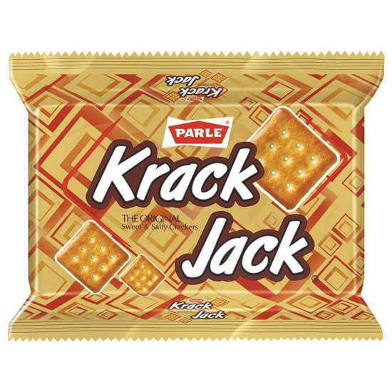 Parle Krack Jack Crackers 200 G - Sweet & Salty Delight
