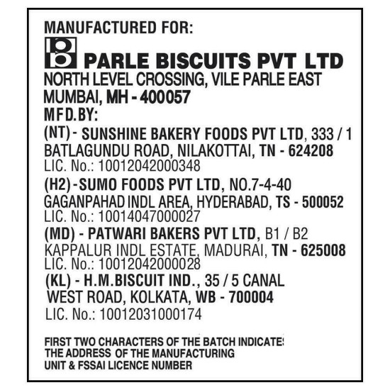 Parle Milk Shakti Biscuits 350 G - Crunchy Delight