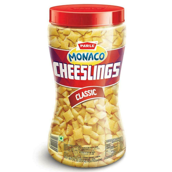 Parle Monaco Classic Cheeslings 300 G - Scrumptious Biscuits