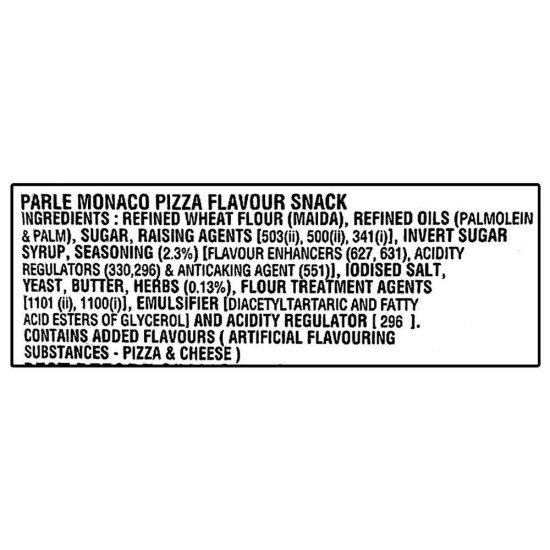 Parle Monaco Pizza Masala Crunch Biscuits 300 G - Delicious Tea Time Snack