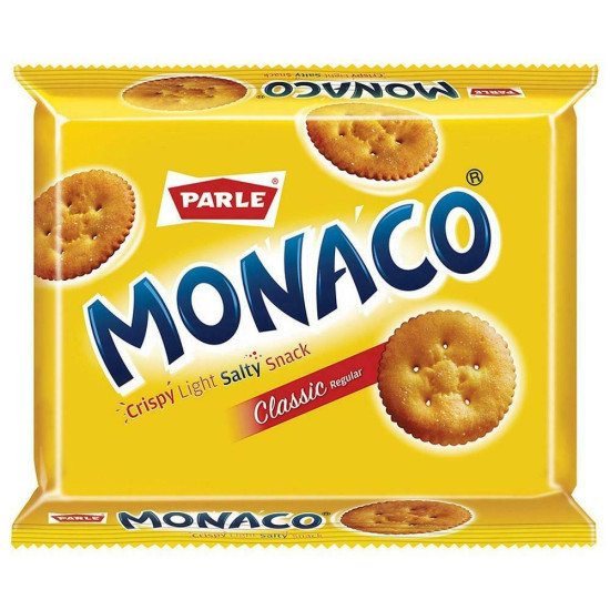 Parle Monaco Salted Biscuits 200 G - Crispy Snack Delight