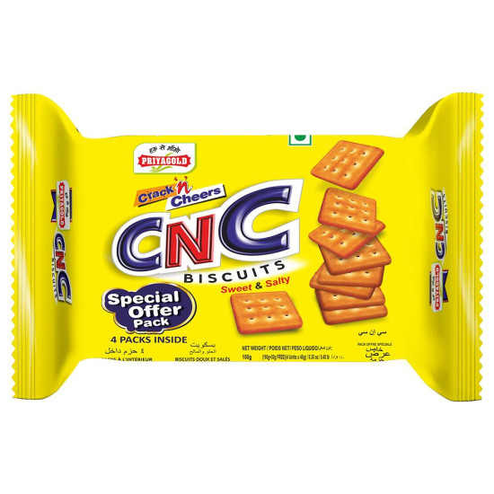 Priyagold CNC Sweet & Salty Biscuits 150g - Crunchy Tea-Time Snack