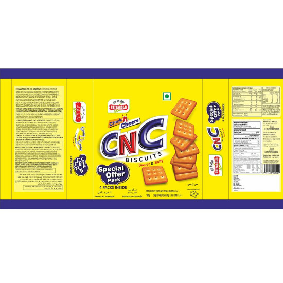 Priyagold CNC Sweet & Salty Biscuits 150g - Crunchy Tea-Time Snack