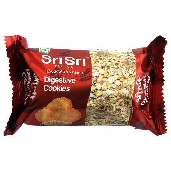 Sri Sri Tattva Digestive Cookies - Healthy Teatime Snack