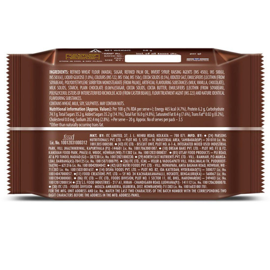Sunfeast Bounce Choco Creme Twist Biscuits - Delicious Choco Treat