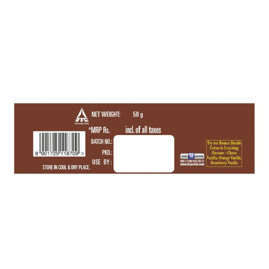 Sunfeast Bounce Choco Creme Twist Biscuits - Delicious Choco Treat