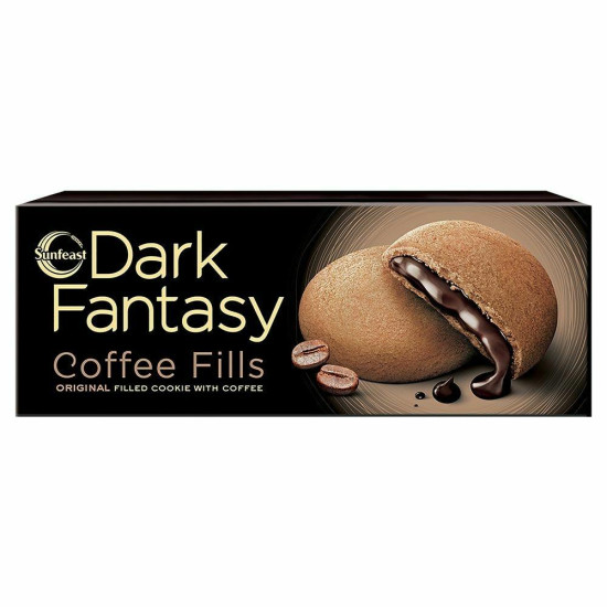 Sunfeast Dark Fantasy Coffee Fills Cookie 75 G - Delightful Tea-Time Snack