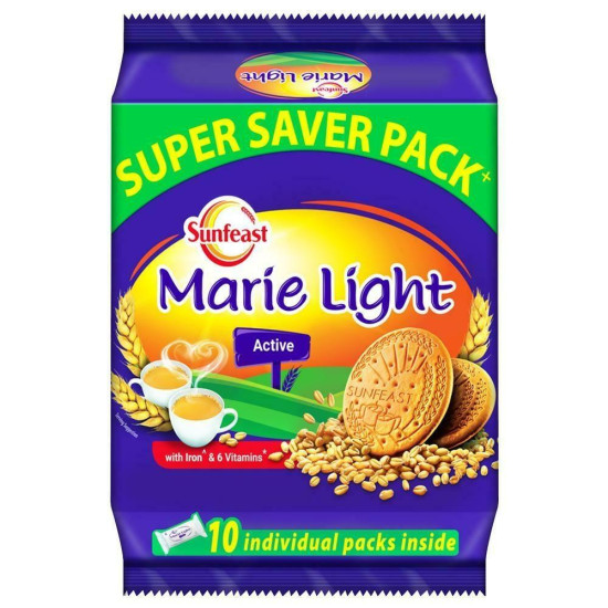 Sunfeast Marie Light Biscuits 1 Kg - Enriched with Natural Wheat Fibre