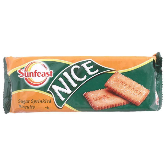 Sunfeast Nice Biscuits 150 G - Sugar Sprinkled Coconut Delight