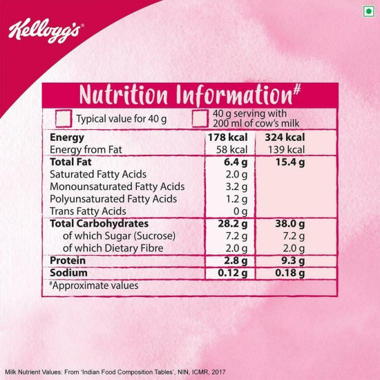 Kellogg's Almonds & Cranberries Crunchy Granola - Multigrain Breakfast Delight