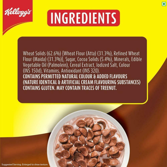 Kellogg's Chocos 250 G - Yummy Chocolaty Breakfast Cereal