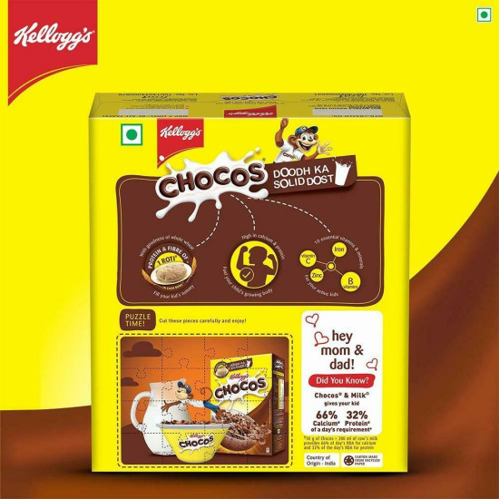 Kellogg's Chocos 250 G - Yummy Chocolaty Breakfast Cereal