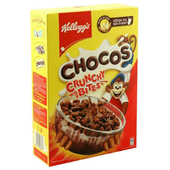 Kellogg's Chocos Crunchy Bites 375 G - Crunchy Chocolaty Breakfast