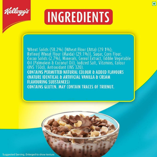 Kellogg's Chocos Duet 375 G - Delicious Wheat-Based Cereal